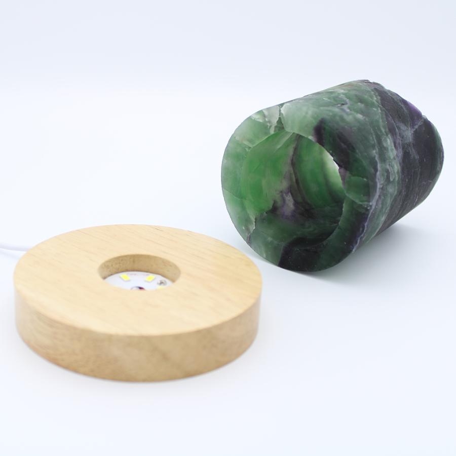 筒型天然石フローライト