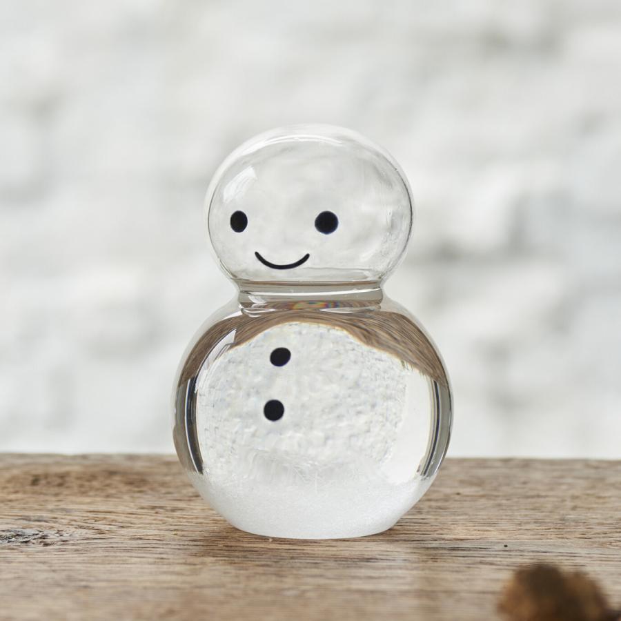 ストームグラス スノーマン おしゃれ 理系雑貨 自由研究 雪だるま