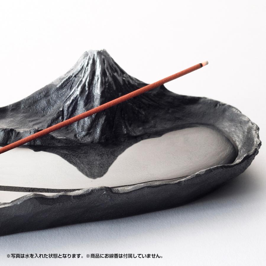 銀雅堂 さかさ富士 香立て 横置き インセンスホルダー おしゃれ