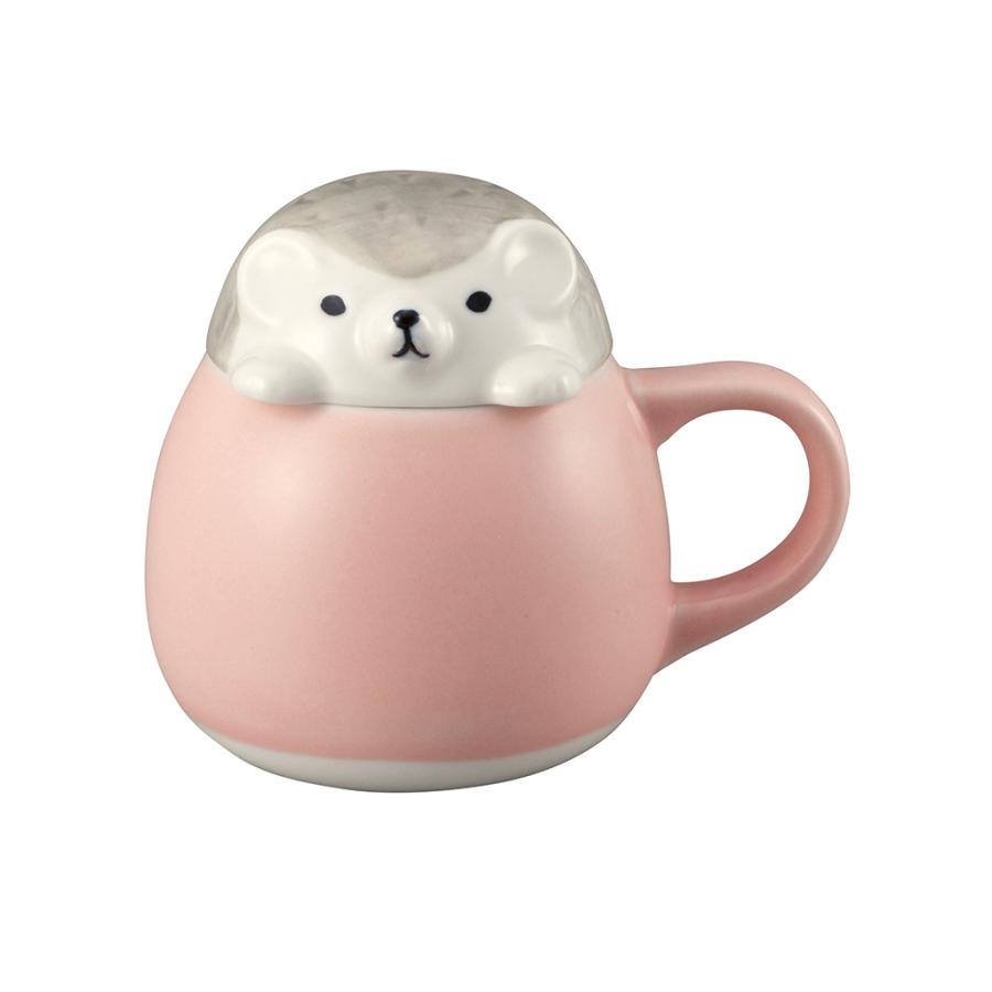 マグカップ 蓋付き すっぽりマグ ハリネズミ 陶器製 おしゃれ かわいい
