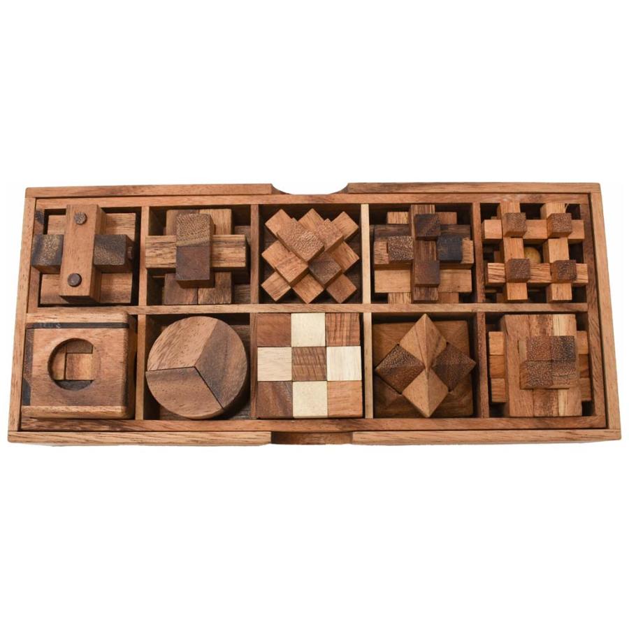 ウッドパズル 立体 木のおもちゃ 10個セット 3d 木製 玩具 ウッドパズル 立体 木のおもちゃ 10個セット 3d 木製 玩具