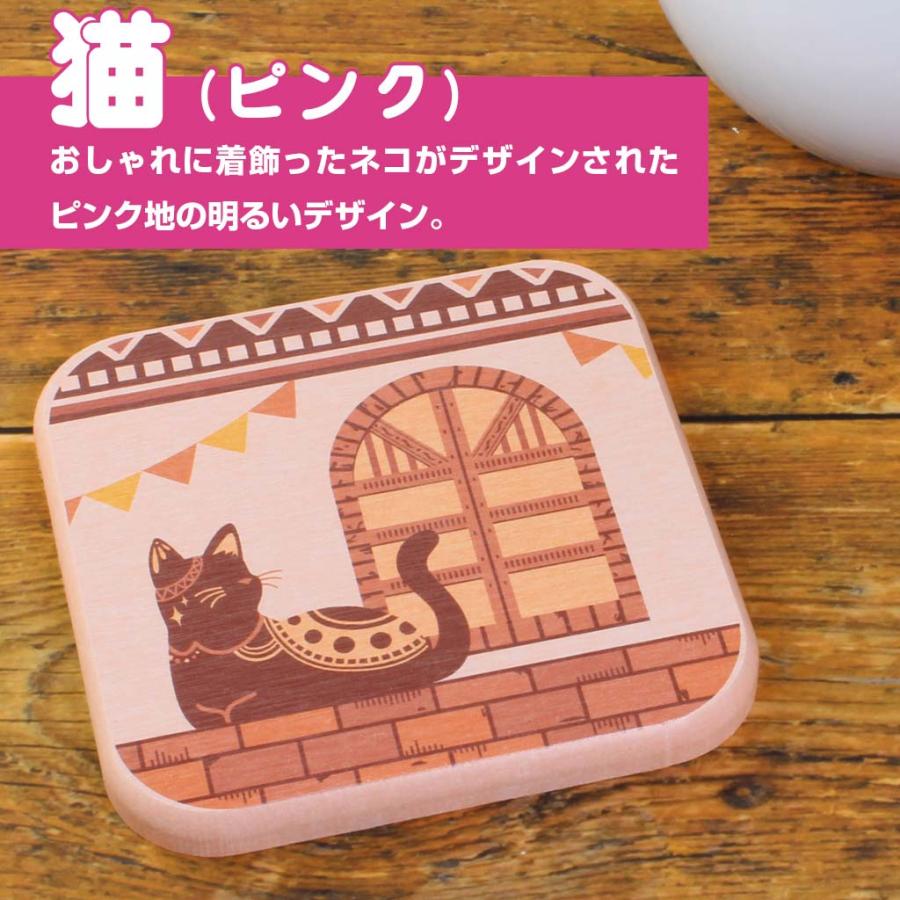 コースター 珪藻土 吸水 空鐘 オリジナルアート シマエナガ クジラ