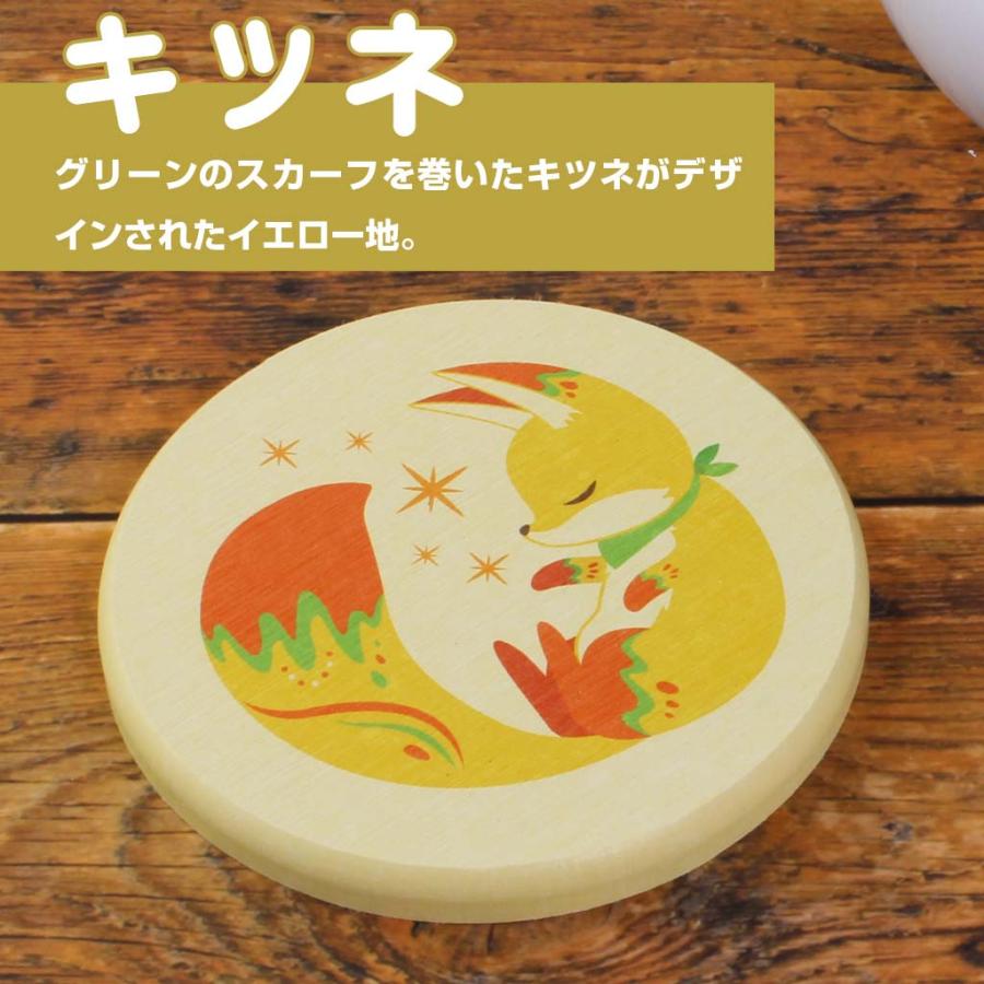 コースター 珪藻土 吸水 空鐘 オリジナルアート シマエナガ クジラ