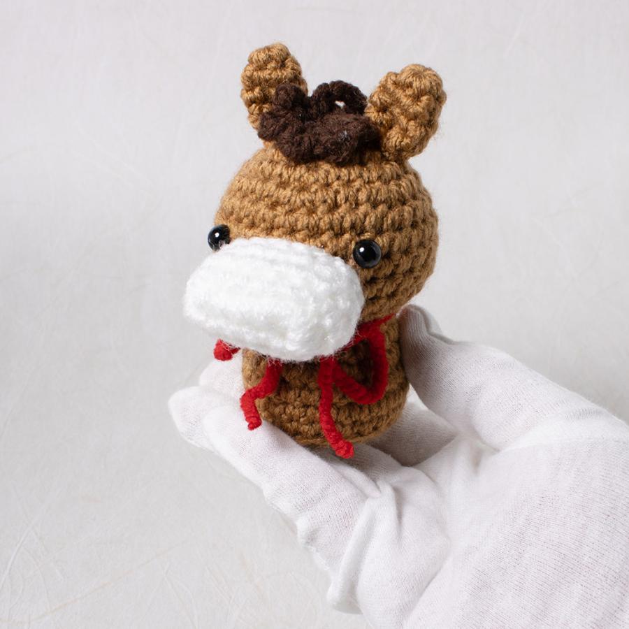 2026年干支 午 あみぐるみ うま 馬 毛糸 ぬいぐるみ 手作り 癒しグッズ