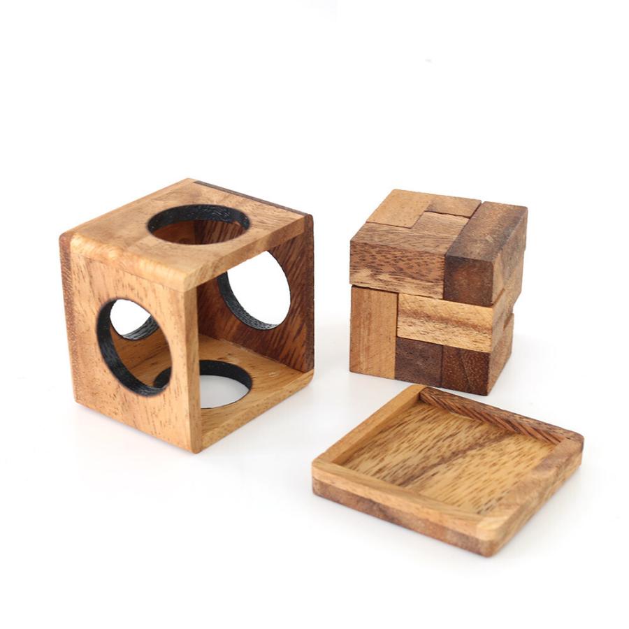 予約販売 立体パズル 木製 ウッドパズル キューブ ソーマキューブ 箱詰めパズル 木工 木のおもちゃ 脳トレ 玩具 頭の体操 おしゃれ ギフト Aynaelda Com