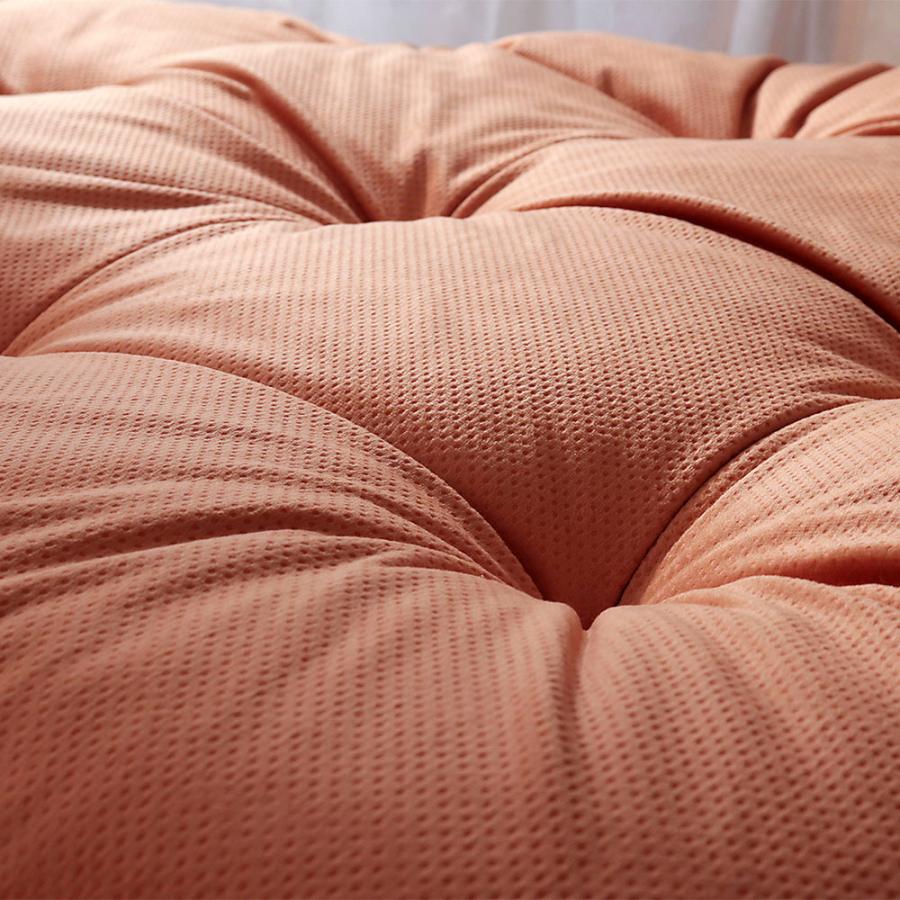 座布団 フロア クッション ごろ寝マット 約90×90cm 洗える もっちり