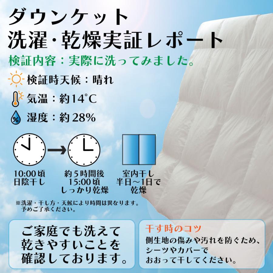 【クーポンで15%OFF】 　羽毛肌掛け布団 ダウンケット シングル ダウン 85％ 洗える 衿裏 肌面 ガーゼ 夏用 羽毛布団 0.25kg ポイント利用_6