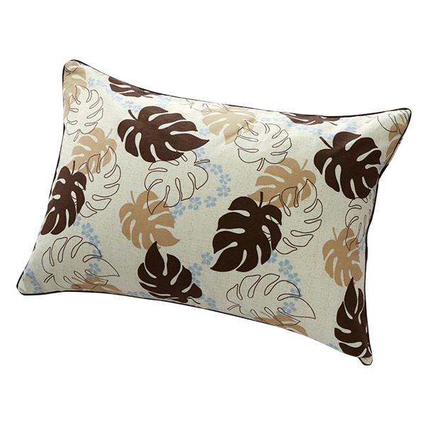 枕カバー 35×50 43×63 綿100% まくらカバー ピロケース モンステラ