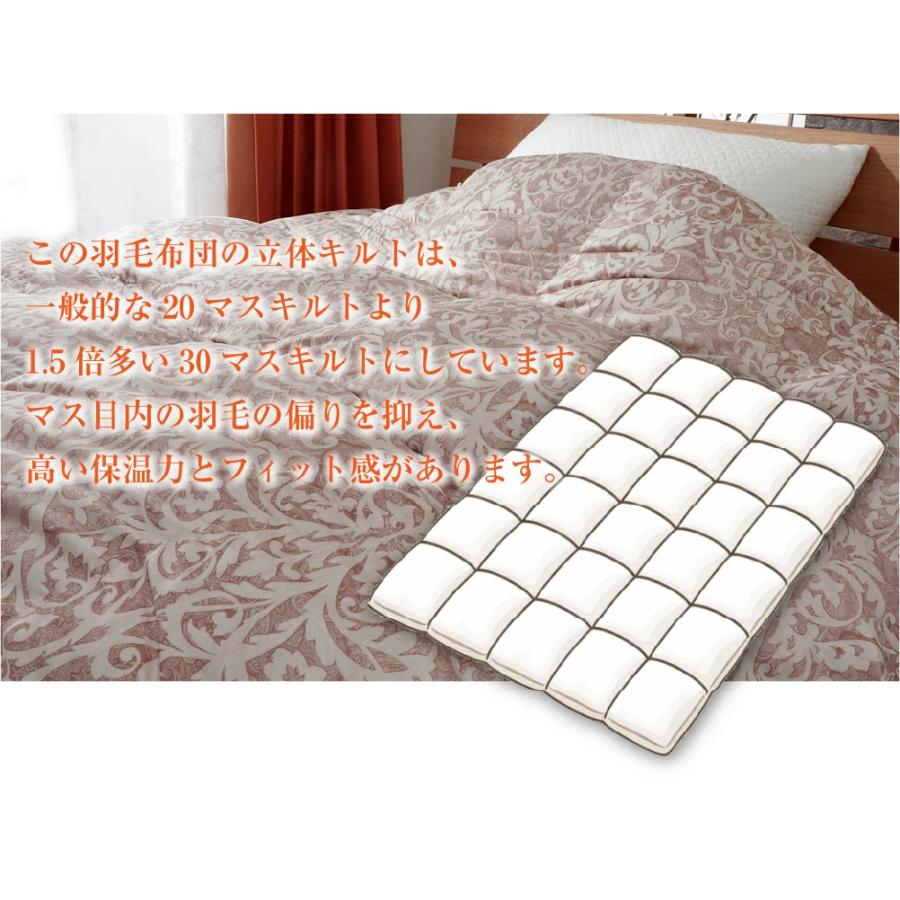 伊藤清商店 羽毛布団 シングル リサイクル ダウン 70% 国内洗浄 30マス