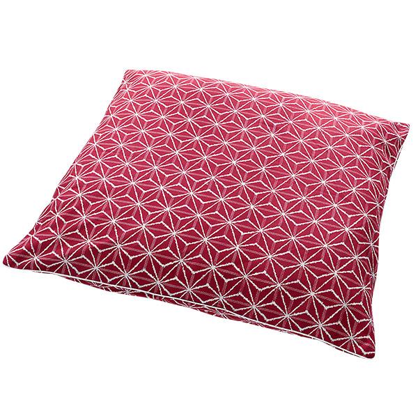 座布団カバー クッションカバー 銘仙判 約55×59cm 綿100% プリント 和