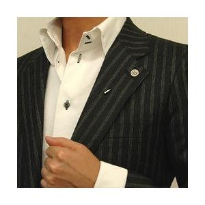 極美品　バーバリー　シルバーにゴールドホースロゴ　ラペルピン　ピンブローチ ゴールド 華麗にちょっきんハサミとくしのラペルブローチ ラペルピン