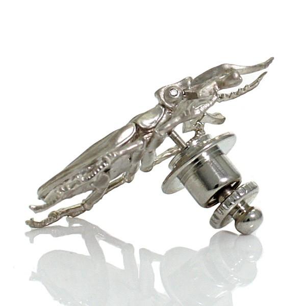 クワガタ ラペルピン ピンブローチ メンズ シルバー925 ダイヤモンド