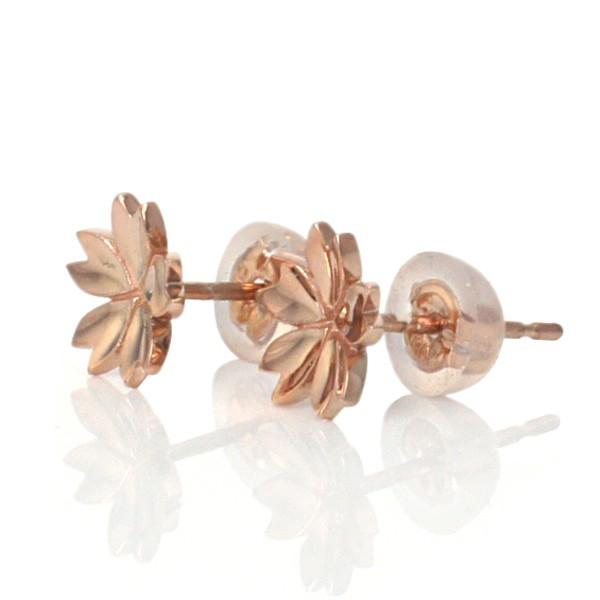 さくら ピアス K18ピンクゴールド 両耳用 プレゼント ギフト