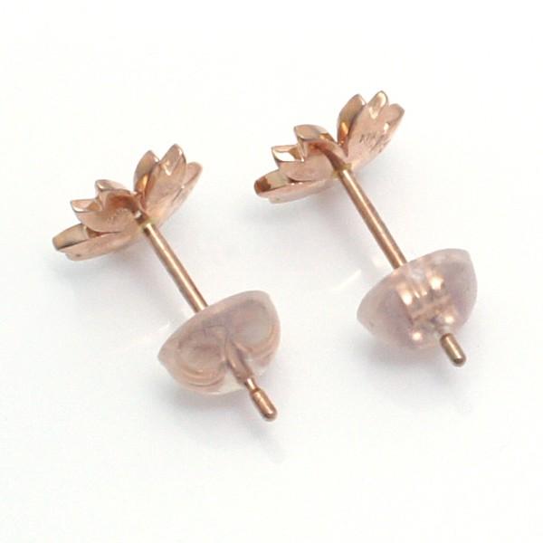 さくら ピアス K18ピンクゴールド 両耳用 プレゼント ギフト