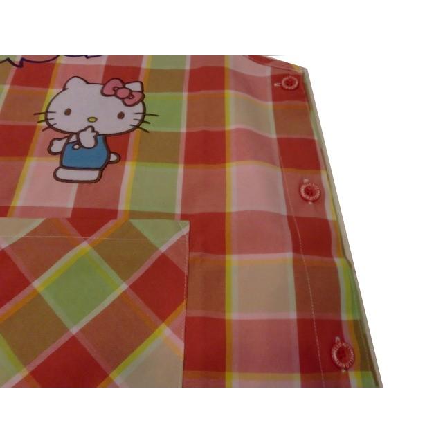 エプロン キッチンファブリック エプロン サンリオ Sanrio ハローキティ エプロン サービス品  レッド 41368｜atoriekawa｜03