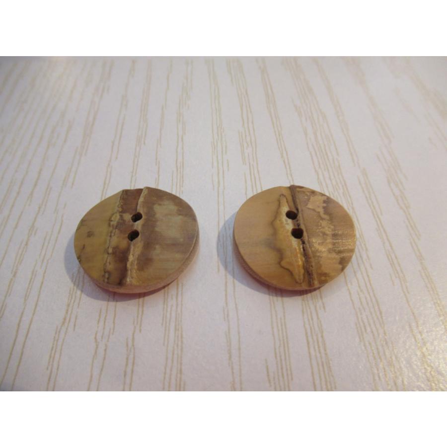 手芸 和洋裁用釦 ボタン 天然木 WOOD 竹ボタン 13mm8個 15mm6個 18mm5