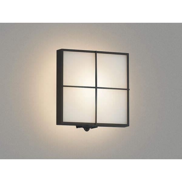 コイズミ照明 LED防雨ブラケットライト 玄関灯 屋外 人感センサー付 2700K電球色