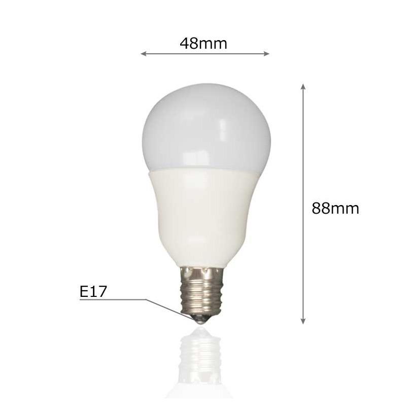 ミニクリプトンカラーLED電球 青 赤 桃 緑 黄色 4W 広配光角230°調光