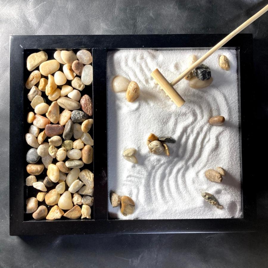 【心の癒やし】禅-zen-枯山水セット 箱庭療法 瞑想 マインドフルネス |  | 03