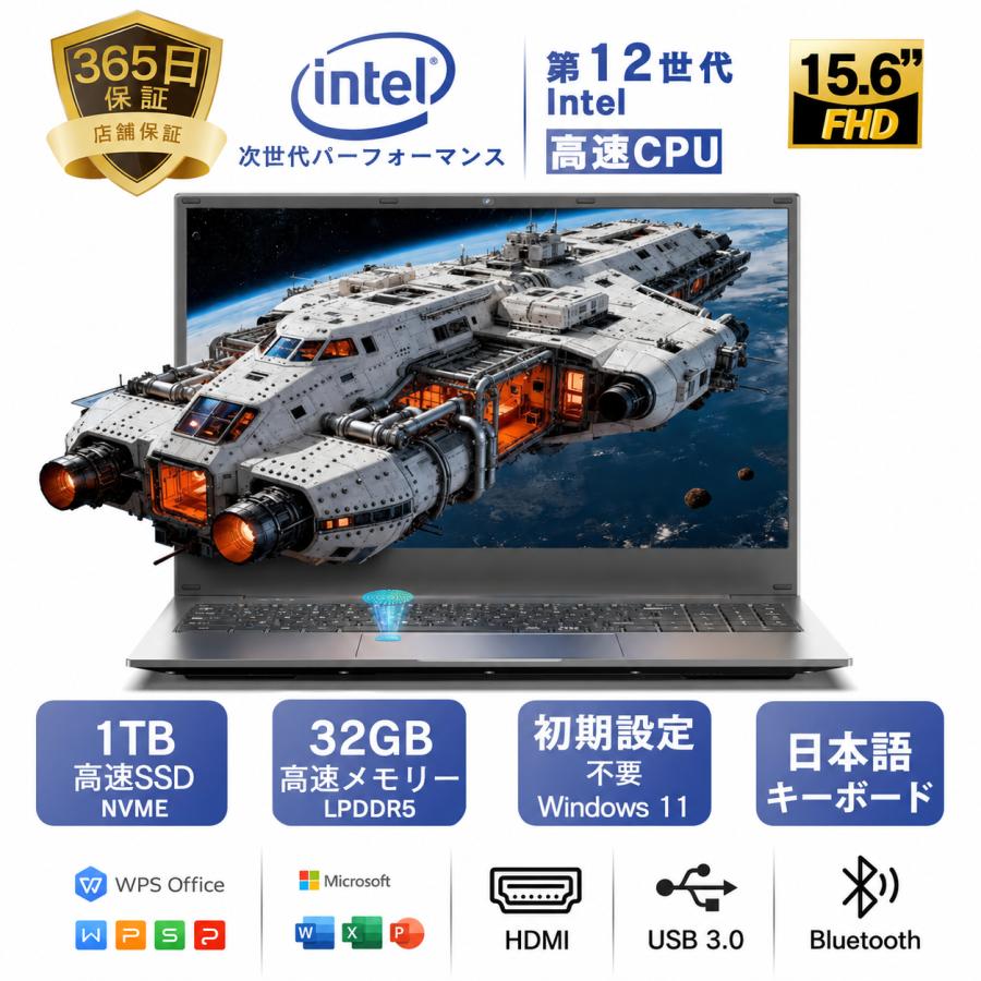 新品ノートパソコン 15.6インチ Win11 Office搭載 FHD 最大メモリ16GB 512GB 高性能intel Core i7 CPU 薄型 PC 初心者向け 日本語キーボード テンキー 爆買 NQ7