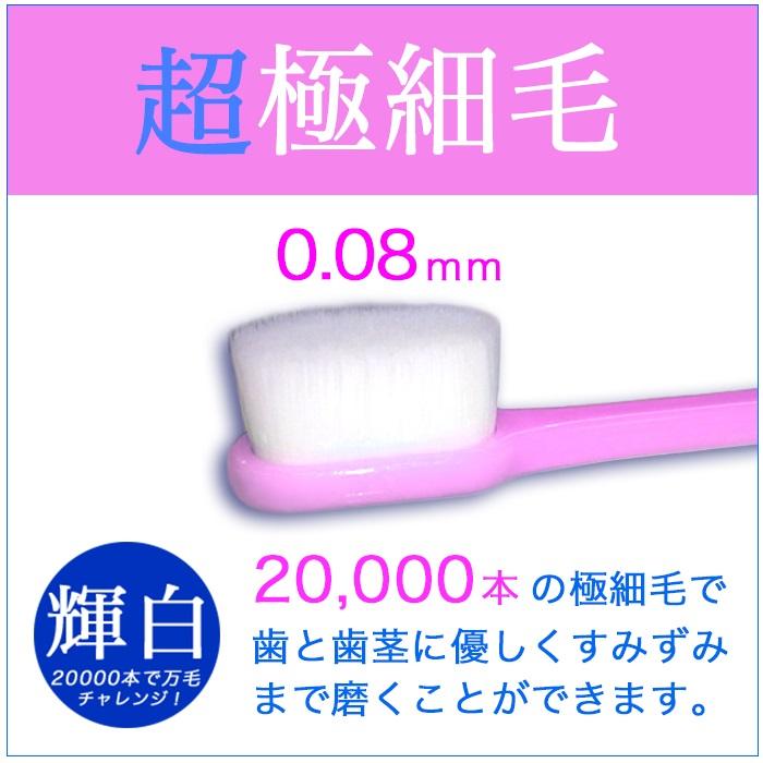 歯ブラシ 超極細毛 万毛 コンパクトヘッド やわらか プラチナナノ