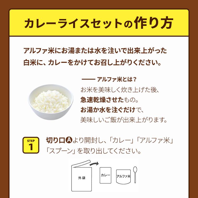 尾西食品 長期保存食 CoCo壱番屋監修 尾西のカレーライスセット（防災