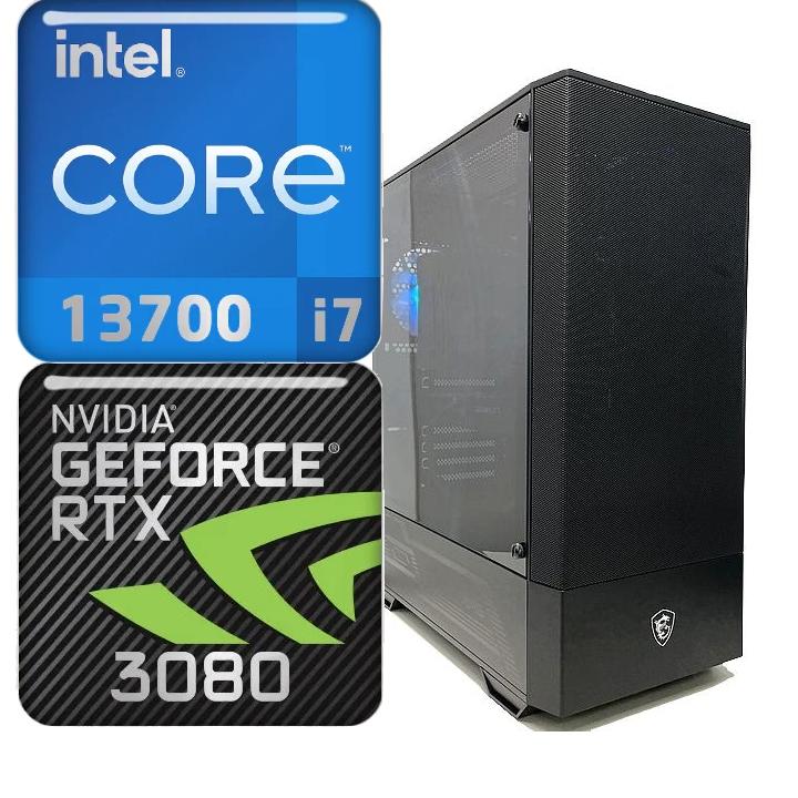 インテル ゲーミングPC Core i7 13700 RTX3080 NVMe 500 中古 