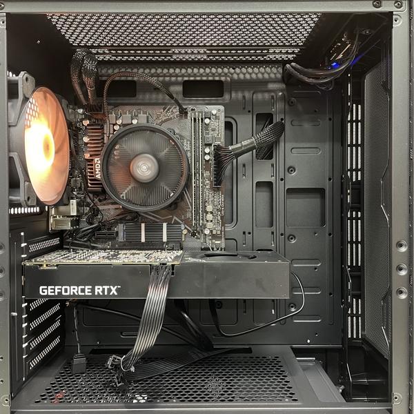 小型ゲーミングPC】Ryzen5 5500 /RTX3060ti /DDR4-16GB /500GB SSD