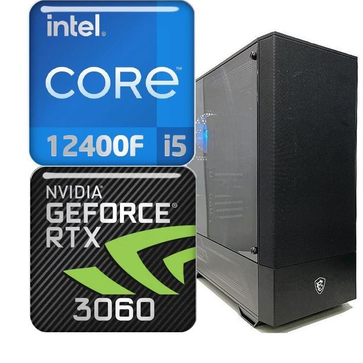 ゲーミングPC RTX 3060 Core i5 12400F 32GB 新品SSD NVMe Gen4 1TB デスクトップパソコン 自作 Windows11 | インテル