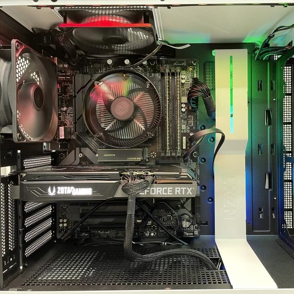 ゲーミングPC RTX 3060Ti Core i5 12400 32GB 新品SSD NVMe Gen4 1TB デスクトップパソコン WHITEケース | インテル | 03