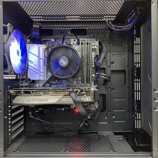 ゲーミングPC Ryzen 5 5600X RTX4070 メモリ16GB AMD ゲーミングPC RTX 4070 Ryzen 5 5600X 32GB 新品SSD NVMe