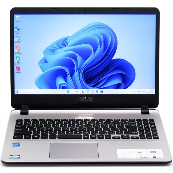 美品 中古 ノートパソコン Windows11 SSD ASUS  F507MA 15.6インチ Celeron N4000 1.1GHz 4GB 128GB | ASUS