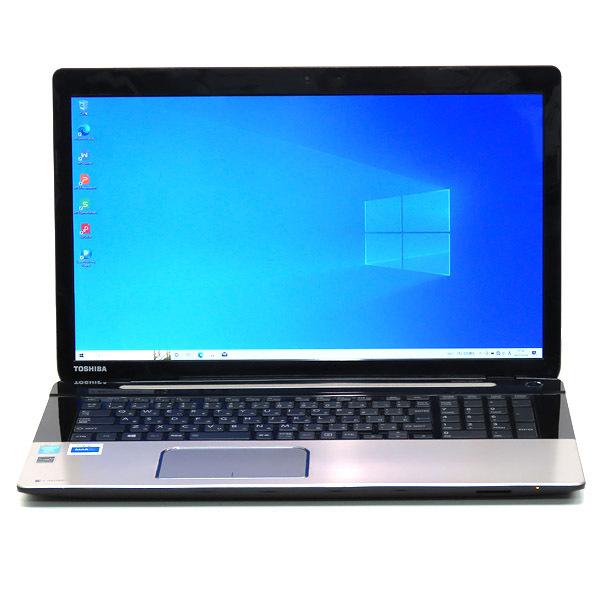 大画面 17インチ 新品SSD 512GB ブルーレイ搭載 中古 ノートPC 東芝 dynabook Satellite T87/77M 第4世代 Core i7 8GB Win10 フルHD | dynabook Satellite