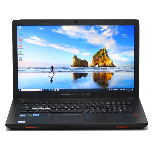 美品 ゲーミングPC 第7世代 Core i5 GTX 1050 SSD 128GB HDD 1TB 8GB ASUS STRIX GL753V 17.3インチ 中古 ノートパソコン Windows10 | ROG STRIX