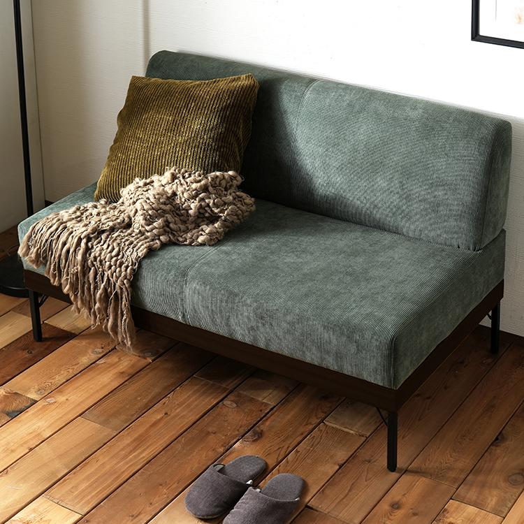 ベンチソファー 背もたれあり 2人掛け ダイニングソファー おしゃれ