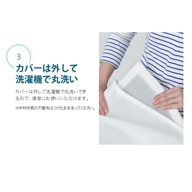 高反発マットレス 三つ折り 高反発マットレス ポータブルタイプ 95×200cm 高反発マットレス 日本製 洗えるマットレスの画像