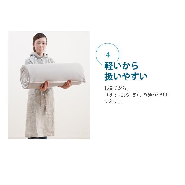 高反発マットレス 三つ折り 高反発マットレス ポータブルタイプ 95×200cm 高反発マットレス 日本製 洗えるマットレスの画像