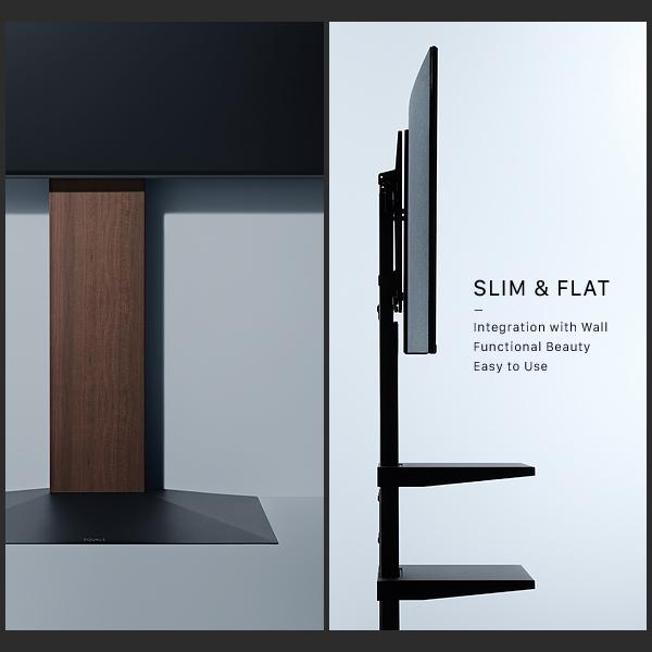 テレビスタンド 壁寄せ型 ロータイプ 80V対応 tvスタンド壁寄せ tv