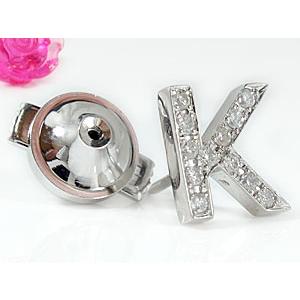 メンズ ピンブローチ ラペルピン ダイヤモンド イニシャル K ホワイトゴールドK18 タイタック タイピン タックピン ダイヤ 18金 スタッドボタン 送料無料 人気 メンズ ダイヤ 送料無料 ダイヤモンド タックピン タイピン スタッドボタン ラペルピン ピンブローチ K タイタック 人気 18金 ホワイトゴールドK18 イニシャル