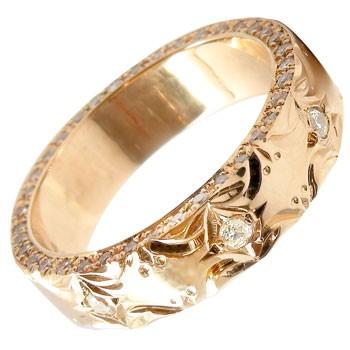 ハワイアンジュエリー ピンキーリング フルエタニティ ダイヤモンド ピンクゴールドk18 18k 18金 ダイヤ 指輪 送料無料 セール SALE