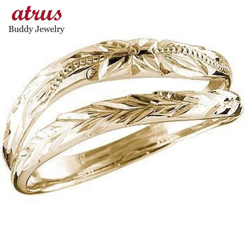 ハワイアン 結婚指輪 エンゲージリング　プロポーズリング ハワイアンリング 婚約指輪 ピンキーリング ピンクゴールドk18 シンプル 女性 セール SALE