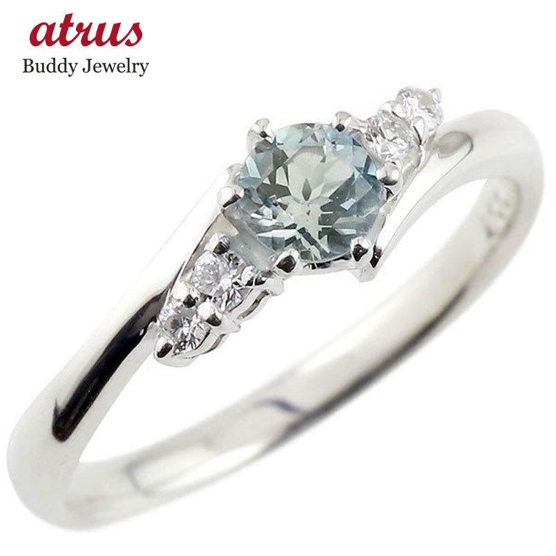 9548円 話題の人気 婚約指輪 ダイヤ 安い アクアマリン ダイヤモンド 