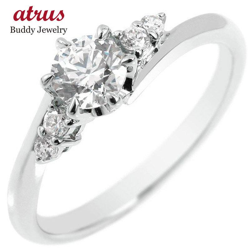ジュエリー工房アトラス 0.37ct エンゲージリング 婚約指輪 ダイヤ 