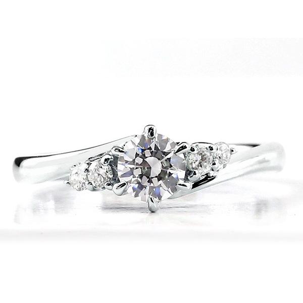 ジュエリー工房アトラス 0.37ct エンゲージリング 婚約指輪 ダイヤ  