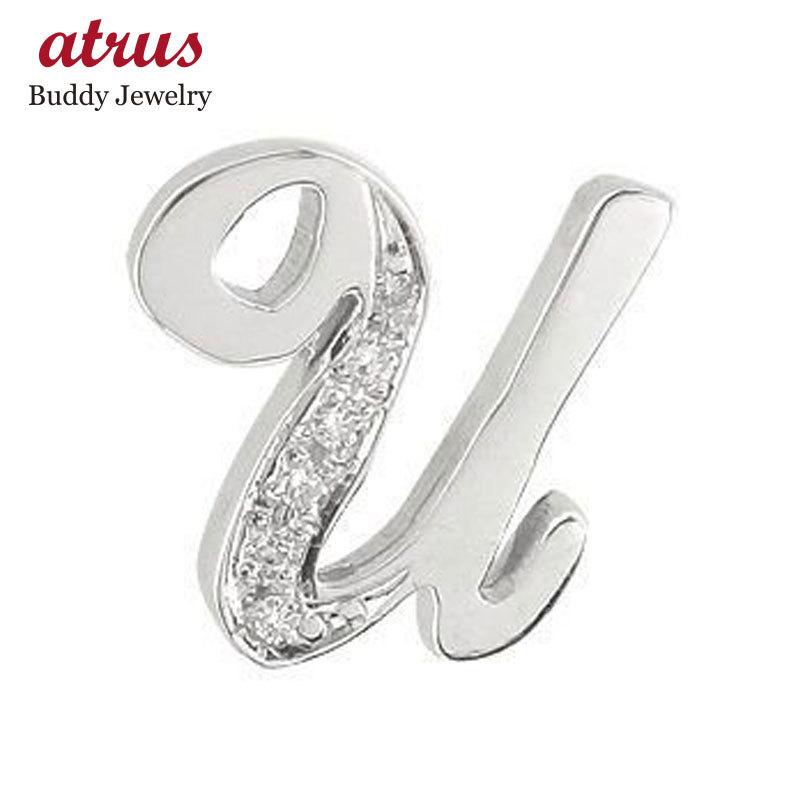 売り切れ必至 ピンブローチ ダイヤモンド ホワイトゴールドk18 ラペルピン イニシャルブローチ U ダイヤ 0 06ct 人気ブローチ 筆記体 18金 タックピン お気にいる Mtkbrasil Com Br