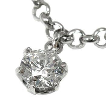 ペアアンクレット ダイヤモンド ダイヤ 一粒ダイヤモンド 0.08ct ソリティア プレーン ホワイトゴールドK18 18金 チェーン カップル 送料無料 セール SALE メンズアクセサリー
