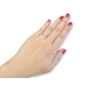 結婚指輪 ペアリング ペア プラチナ マリッジリング リング 2本セット ダイヤ ダイヤモンド 結婚式 ストレート カップル 送料無料 セール saleの画像