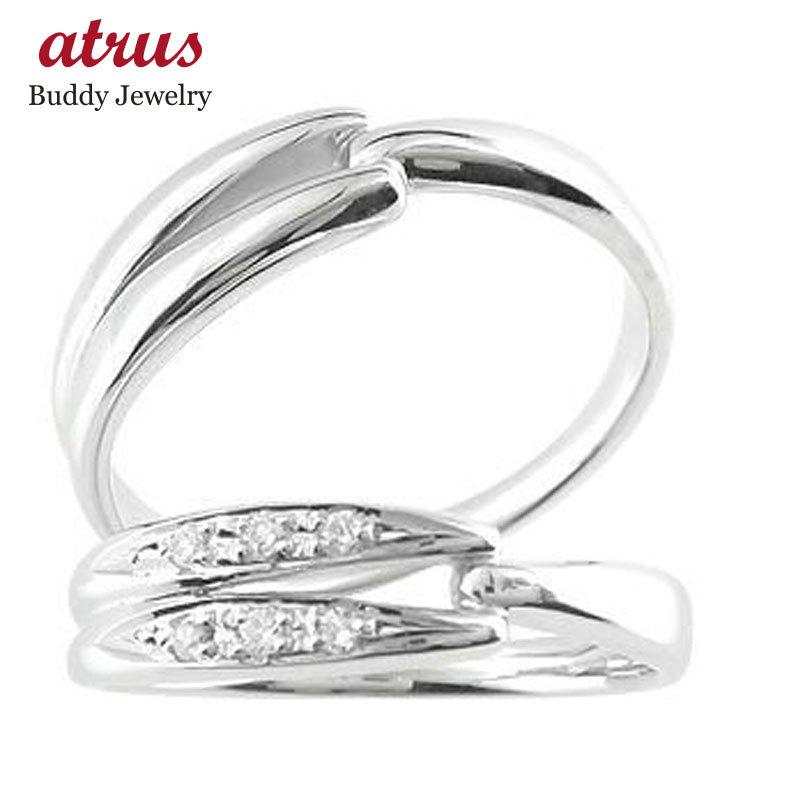 結婚指輪 プラチナ 安い ペアリング ペア ダイヤモンド マリッジリング 結婚式 ストレート カップル 女性 送料無料 ボーナスセール 人気提案