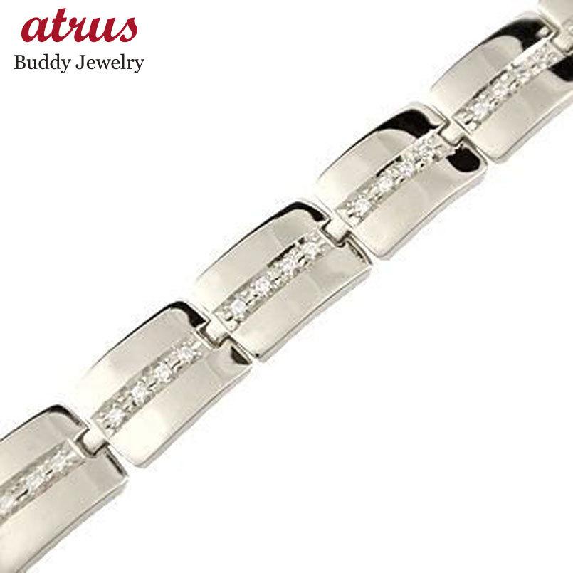 プラチナ ブレスレット メンズ ジュエリー ダイヤモンドダイヤ 0.30ct 男性用 送料無料 人気 セール SALE  :120414100pm:ジュエリー工房アトラス - 通販 - Yahoo!ショッピング