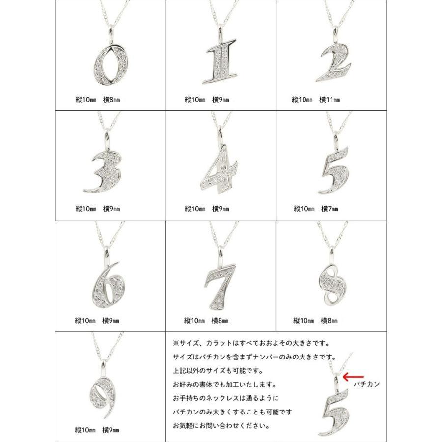 メンズ ネックレス トップ シルバー ナンバー 数字 チェーン 選べる数字 キュービックジルコニア 人気 男性用 シンプル 送料無料 セール saleの画像